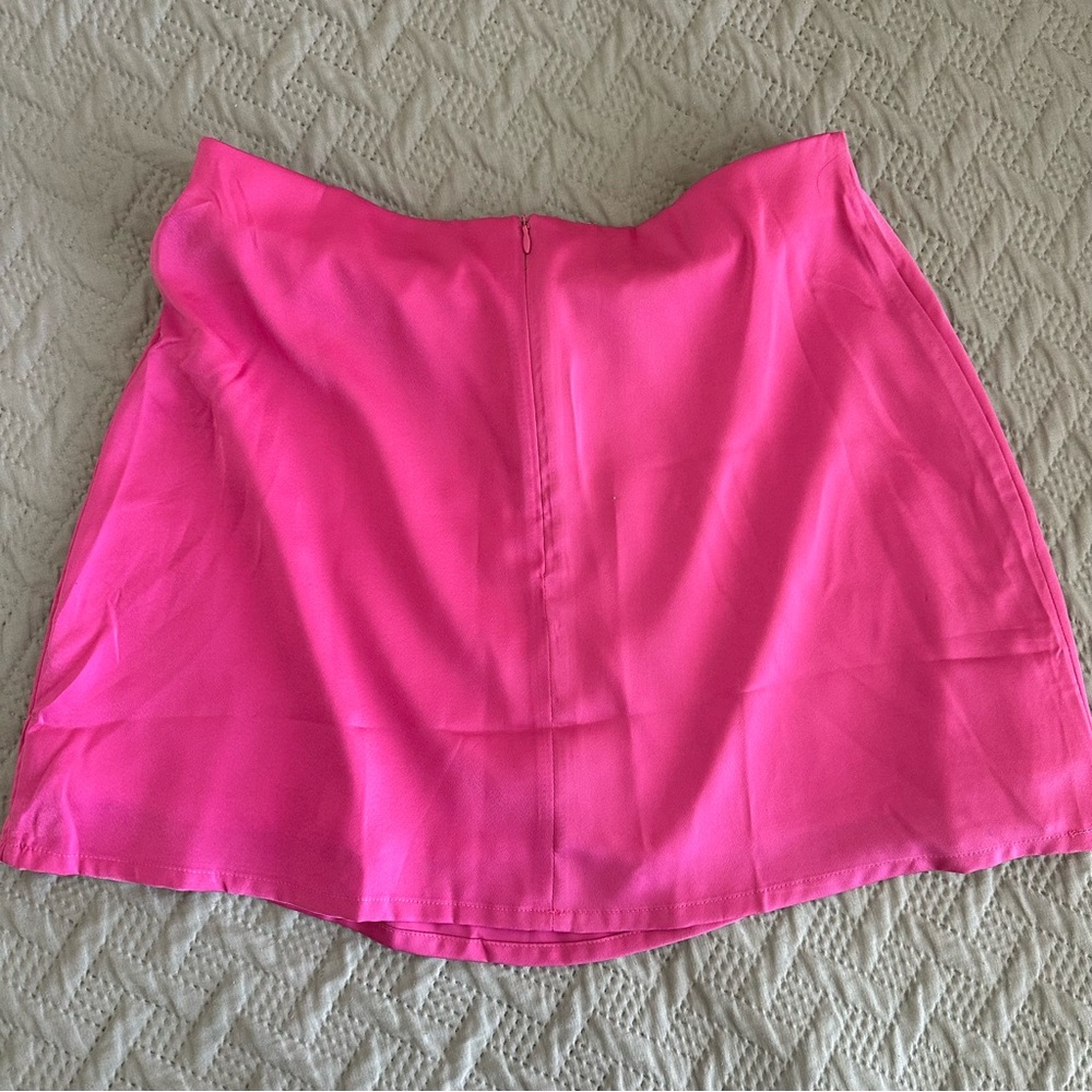 Vibrant Pink Mini Skirt - Picture 5 of 5